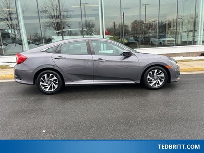 2016 Honda Civic EX w/Honda Sensing | Moonroof | 1-Owner Clean CarFax