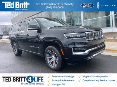 2024 Jeep Grand Wagoneer L Base 4WD | Pano Roof | 360 Camera | HUD