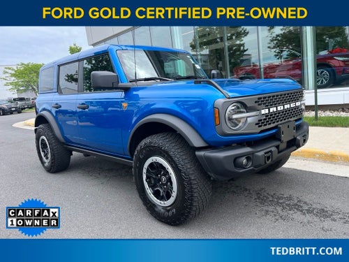 2025 Ford Bronco Badlands 4WD | Leather Pkg | Hard Top Pkg | BLIS
