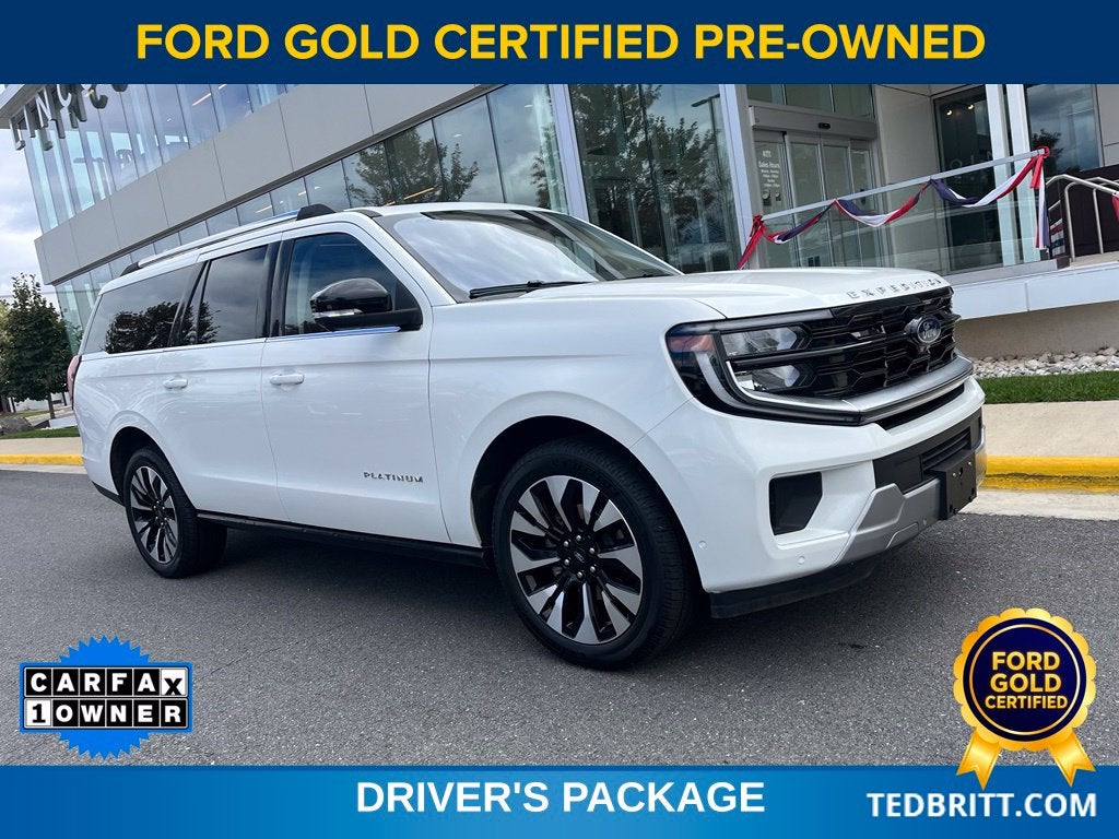 2025 Ford Expedition Max Platinum 4WD | Pano Roof | 360 Cam | BLIS | HD Tow