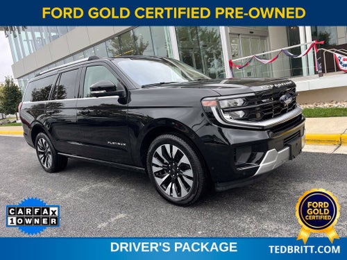 2025 Ford Expedition Max Platinum 4WD | Pano Roof | 360 Cam | BLIS | HD Tow