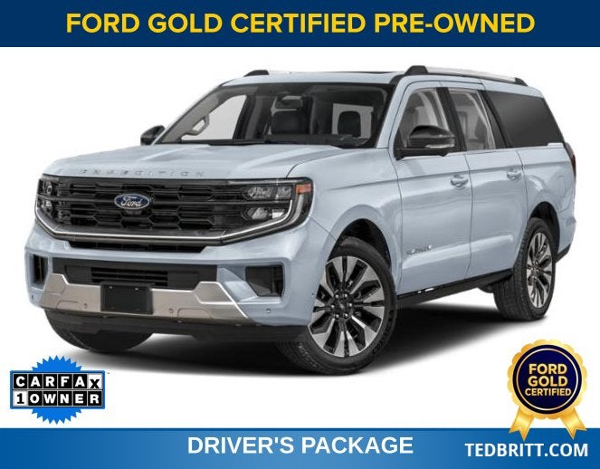 2025 Ford Expedition Max Platinum 4WD | Pano Roof | 360 Cam | BLIS | LKAS