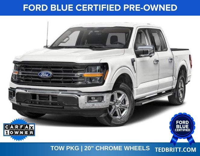 2024 Ford F-150 XLT 4WD | 360 Cam | BLIS | LKAS | SYNC 4