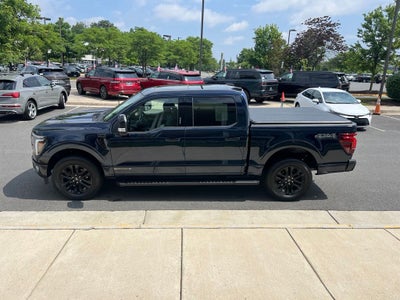 2024 Ford F-150 Lariat 4WD | Pano Roof | 360 Cam | Black Appear Pkg