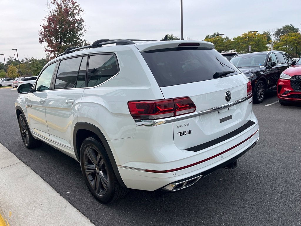 2021 Volkswagen Atlas 3.6L V6 SE w/Technology R-Line AWD | Moonroof | BLIS