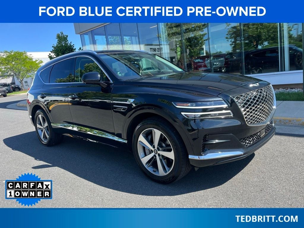 2021 Genesis GV80 3.5T Advanced + AWD | Pano Roof | 360 Cam | BLIS
