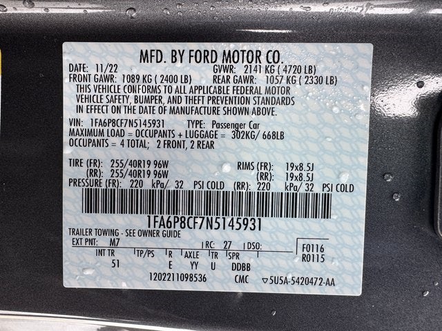 2022 Ford Mustang GT Premium