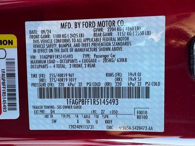 2024 Ford Mustang GT Premium | GT Performance Pkg. | Nite Pony Pkg.