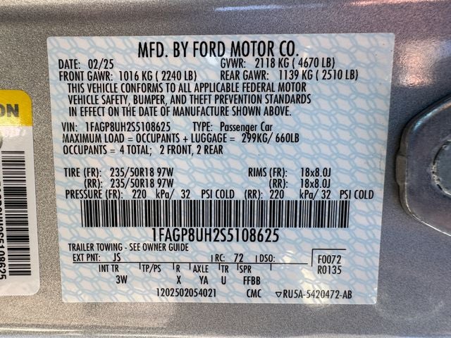 2025 Ford Mustang EcoBoost Premium Convertible