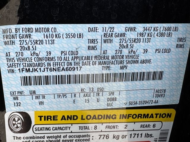 2022 Ford Expedition Max XLT