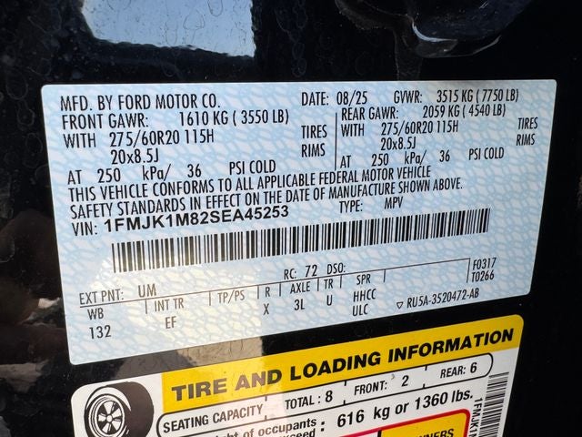 2025 Ford Expedition Max Platinum | Pano Roof | Google Maps | 4WD