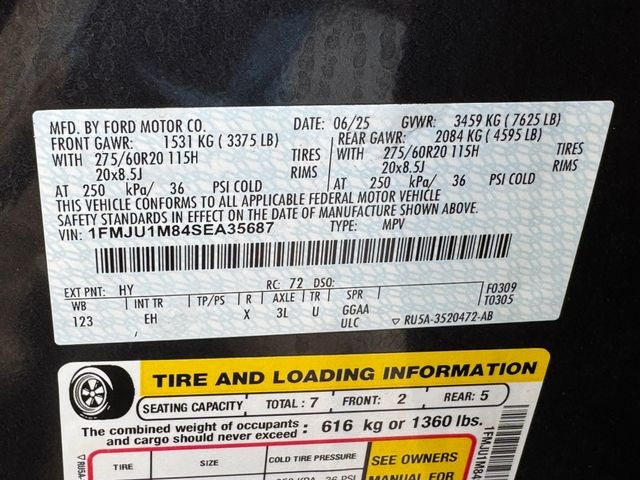 2025 Ford Expedition Platinum | Clean One Owner | Heated/Cooled Seats