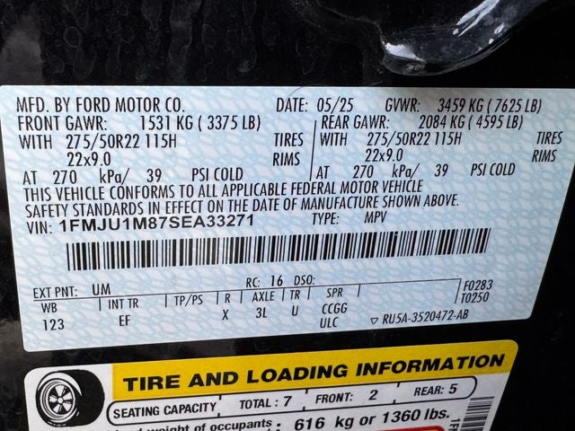 2025 Ford Expedition Platinum | Clean One Owner Carfax | Drivers Package | 4WD