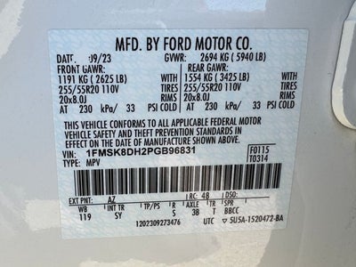 2023 Ford Explorer XLT | Sport Pkg | 4WD | Remote Start