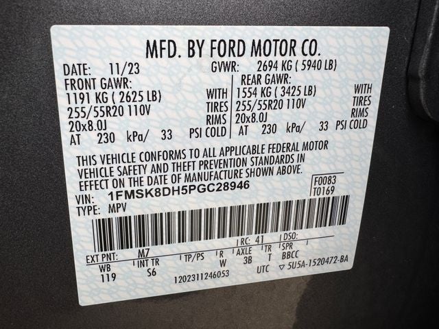 2023 Ford Explorer XLT | Pano Sunroof | 4WD | Tech Pkg