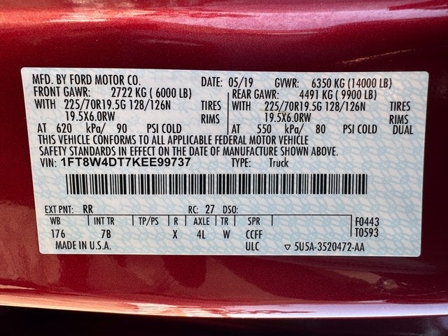 2019 Ford F-450SD Platinum