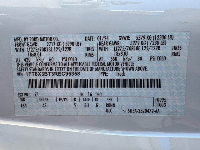 2024 Ford F-350SD XL | Plow Prep/Camper Pkg. | Block Heater | 4x4