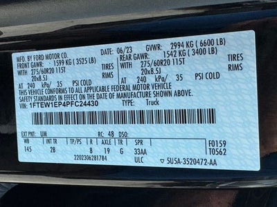 2023 Ford F-150 Lariat | Sport Pkg | Black Out Pkg | Pano Roof