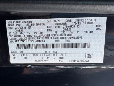 2023 Ford F-150 Lariat | Sport Pkg | Pano Roof | 360 Camera
