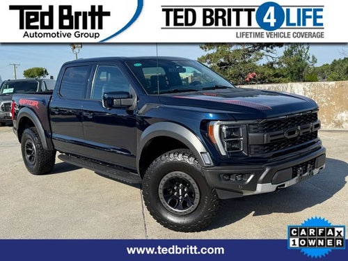 2023 Ford F-150 Raptor | Pano Sunroof | 17"Bead-Lock Wheels | Blue Interi