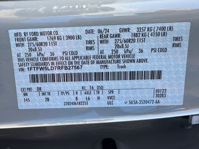 2024 Ford F-150 Lariat | PowerBoost | Pano Sunroof | Tow Pkg