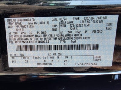 2024 Ford F-150 Lariat Hybrid | Pano Roof | Black Out Pkg