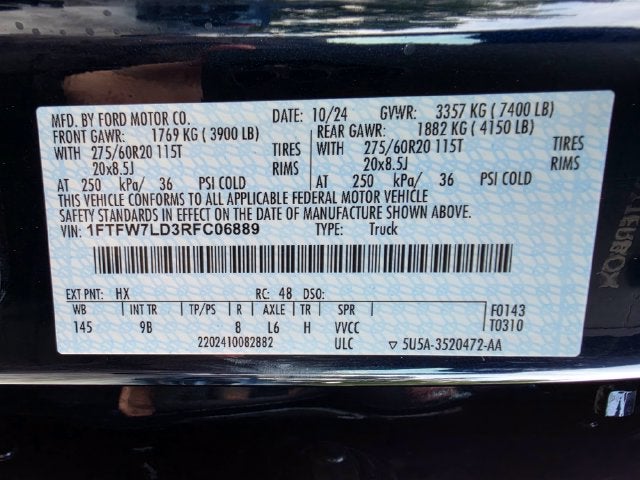 2024 Ford F-150 Platinum Hybrid | Pano Roof | 7.2KW Pro Power Onboard | 360