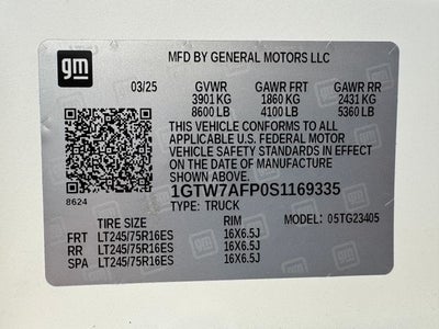 2025 GMC Savana 2500 Work Van | Chrome Pkg. | Cruise Control