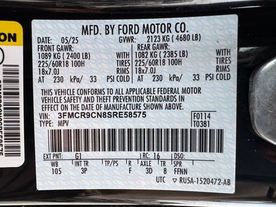 2025 Ford Bronco Sport Outer Banks | Moonroof | Clean One Owner Carfax