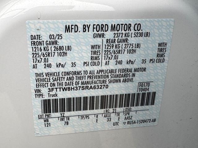 2025 Ford Maverick XLT | 2.5L Hybrid | 42 MPG | Wireless Carplay