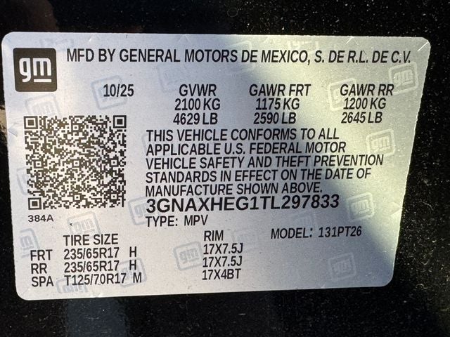 2026 Chevrolet Equinox LT | Adaptive Cruise Control | Heated Seats