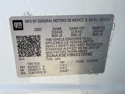 2022 Chevrolet Equinox LS Convenience Pkg. | Driver Confidence Pkg. | AWD