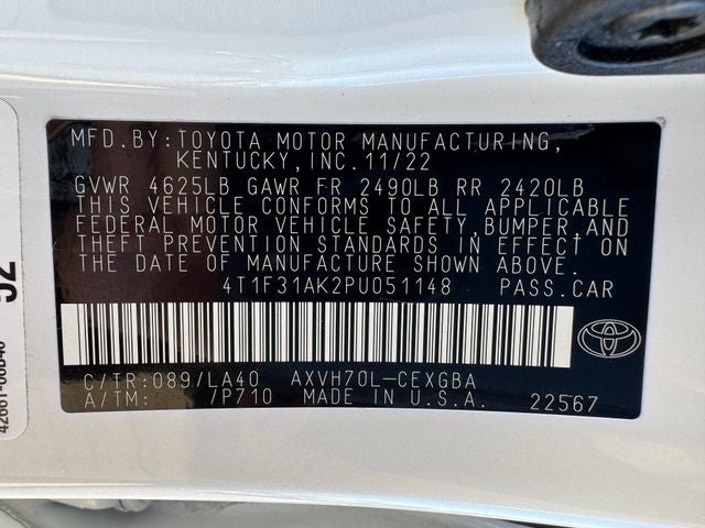 2023 Toyota Camry Hybrid XLE