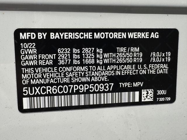 2023 BMW X5 xDrive40i | Premium Pkg | Park Assist Pkg | Heads Up Display