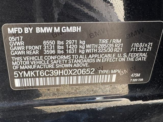 2017 BMW X5 M Base | Clean Carfax