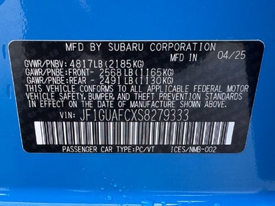 2025 Subaru Impreza Sport | Moonroof | Option Pkg 23 | One Owner | Clean Car