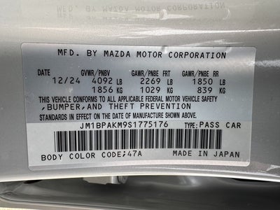 2025 Mazda Mazda3 2.5 S Select Sport Base