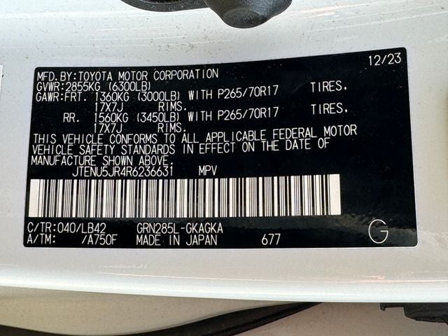 2024 Toyota 4Runner SR5 Premium | Moonroof Pkg | 3rd Row Seating | Premium Pkg