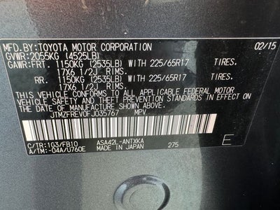 2015 Toyota RAV4 LE