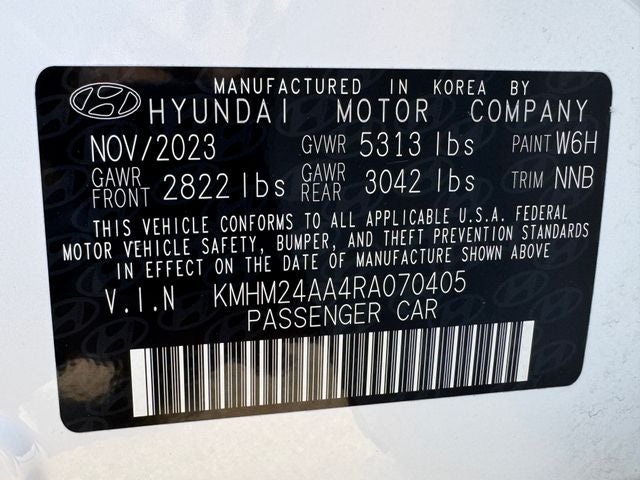 2024 Hyundai IONIQ 6 SE