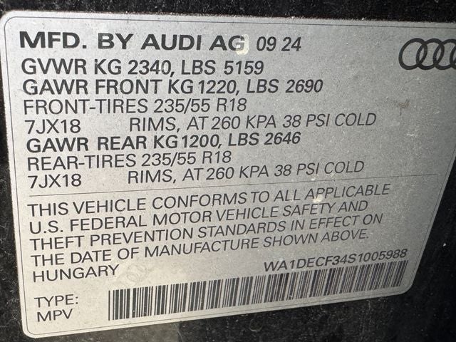 2025 Audi Q3 Premium S Line quattro