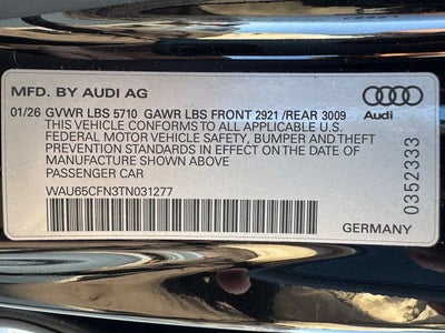 2026 Audi A6 Prestige quattro