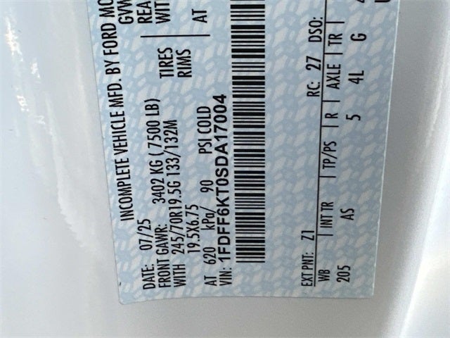 2025 Ford F-600SD XL HOOK LIFT