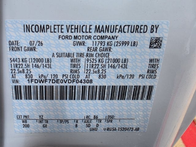 2027 Ford F-750SD Base