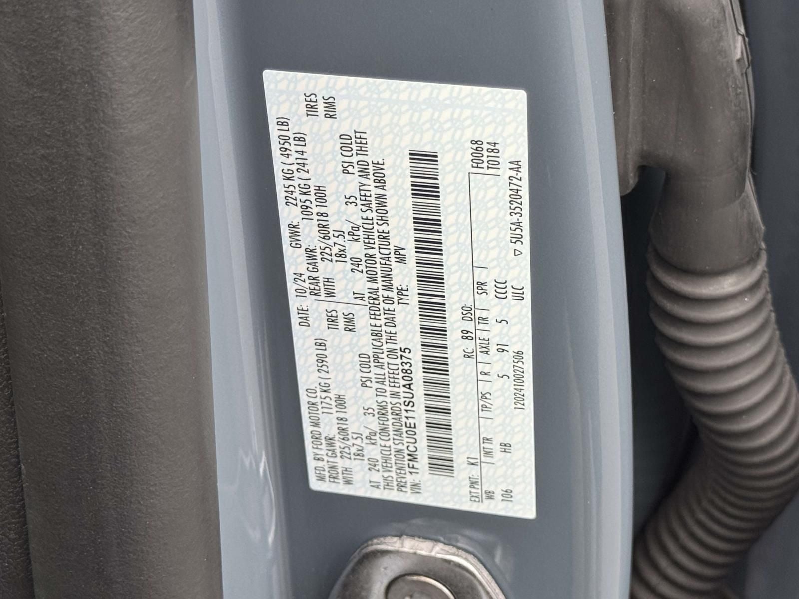 2025 Ford Escape Plug-In Hybrid Base