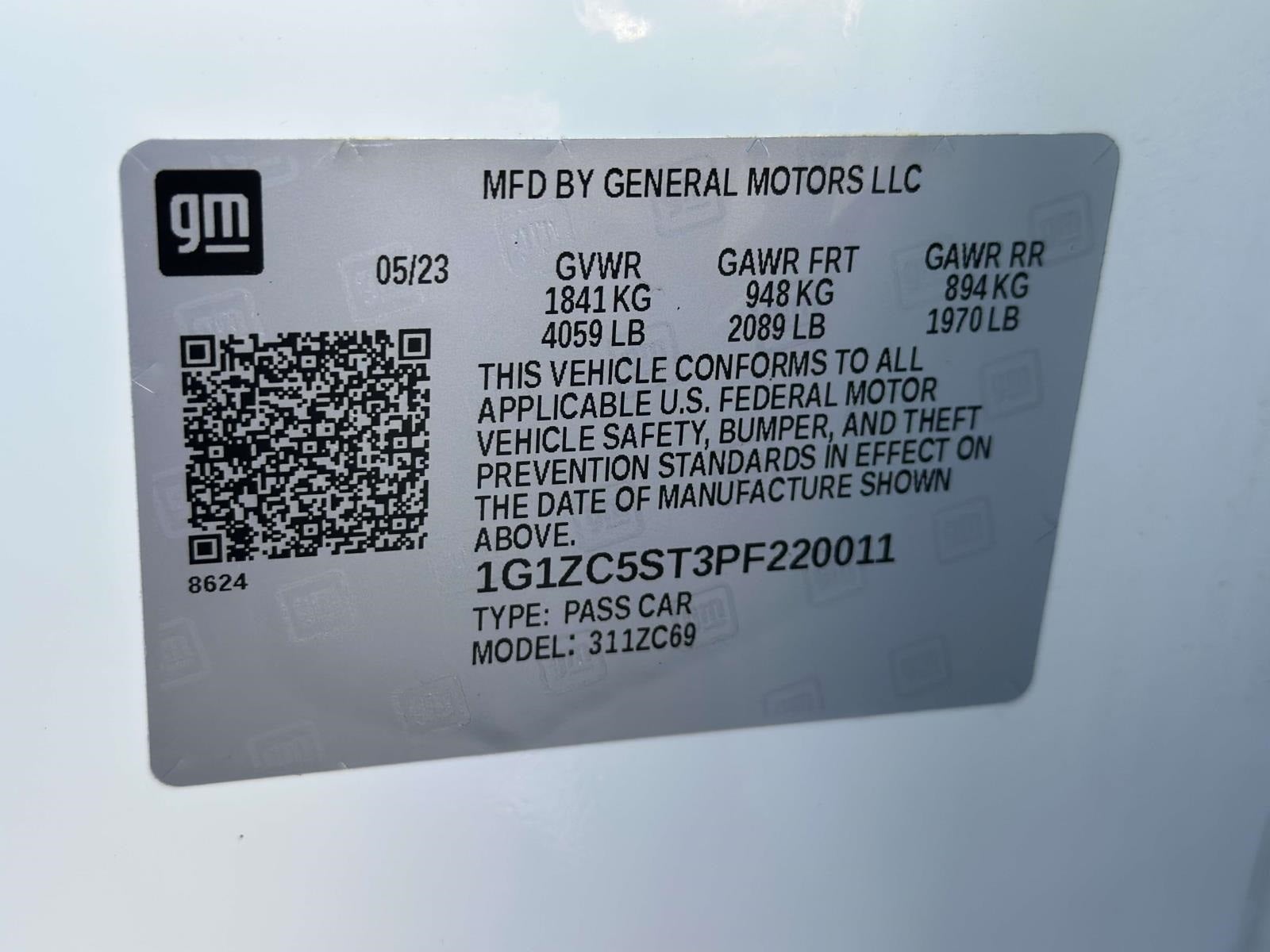 2023 Chevrolet Malibu LS 1FL