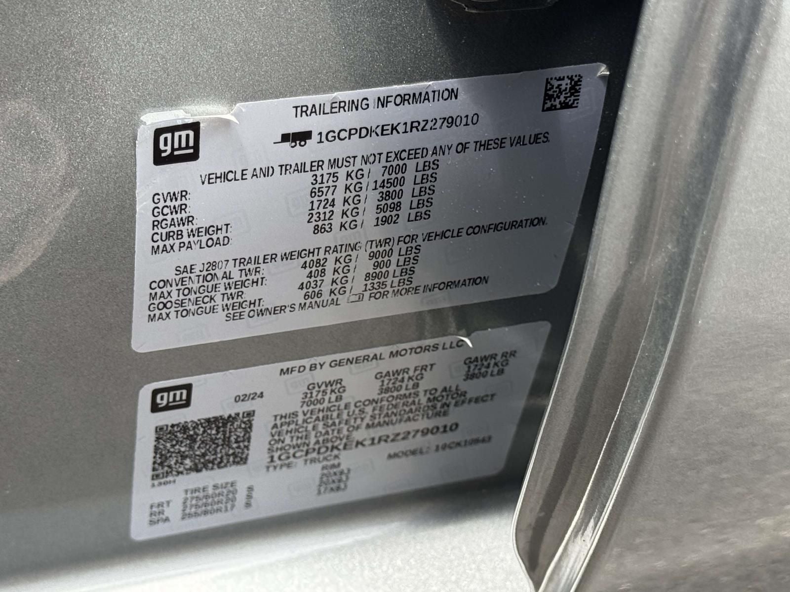 2024 Chevrolet Silverado 1500 LT