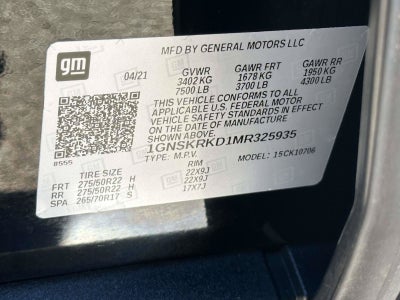 2021 Chevrolet Tahoe RST