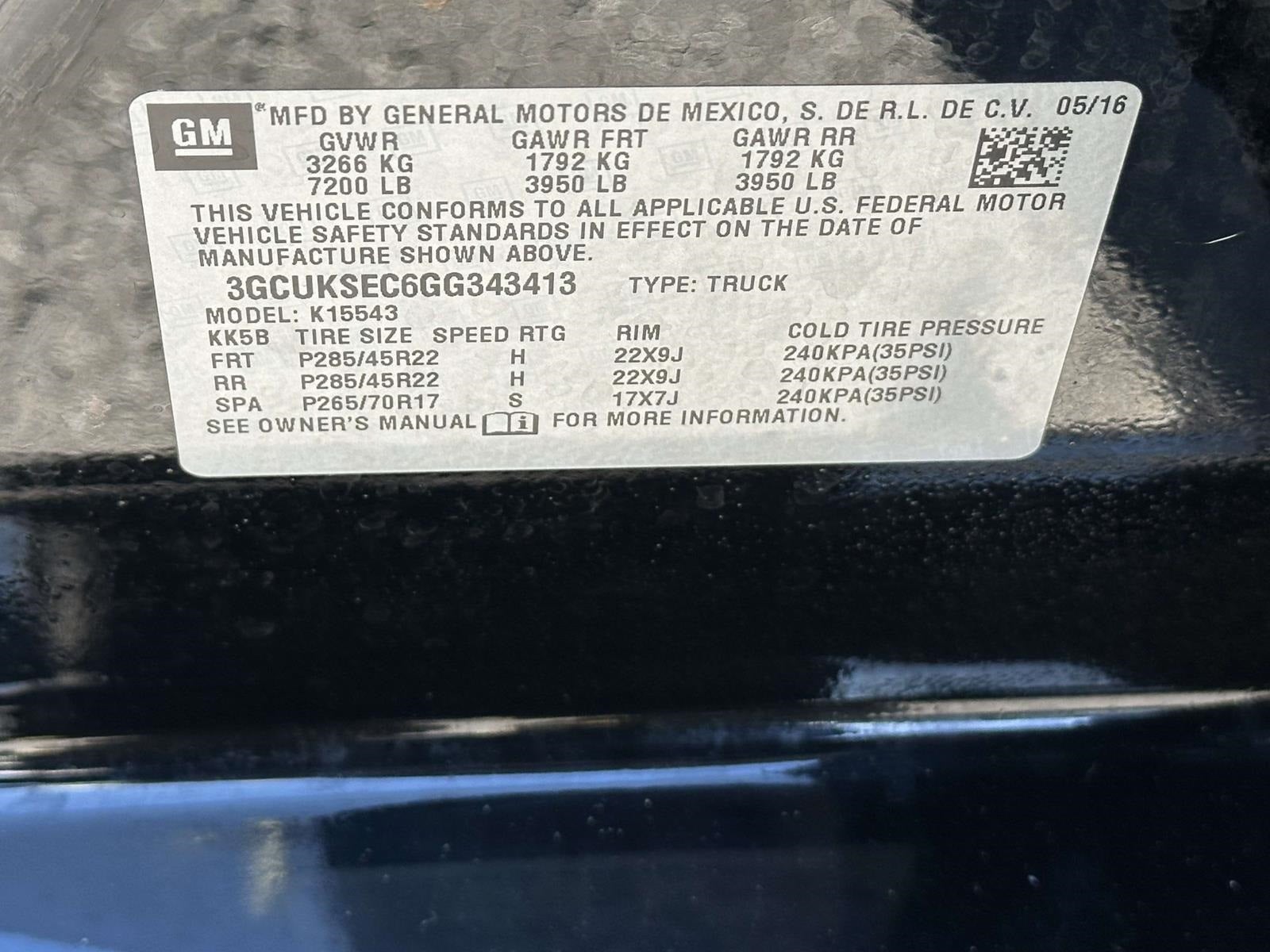 2016 Chevrolet Silverado 1500 LTZ 2LZ