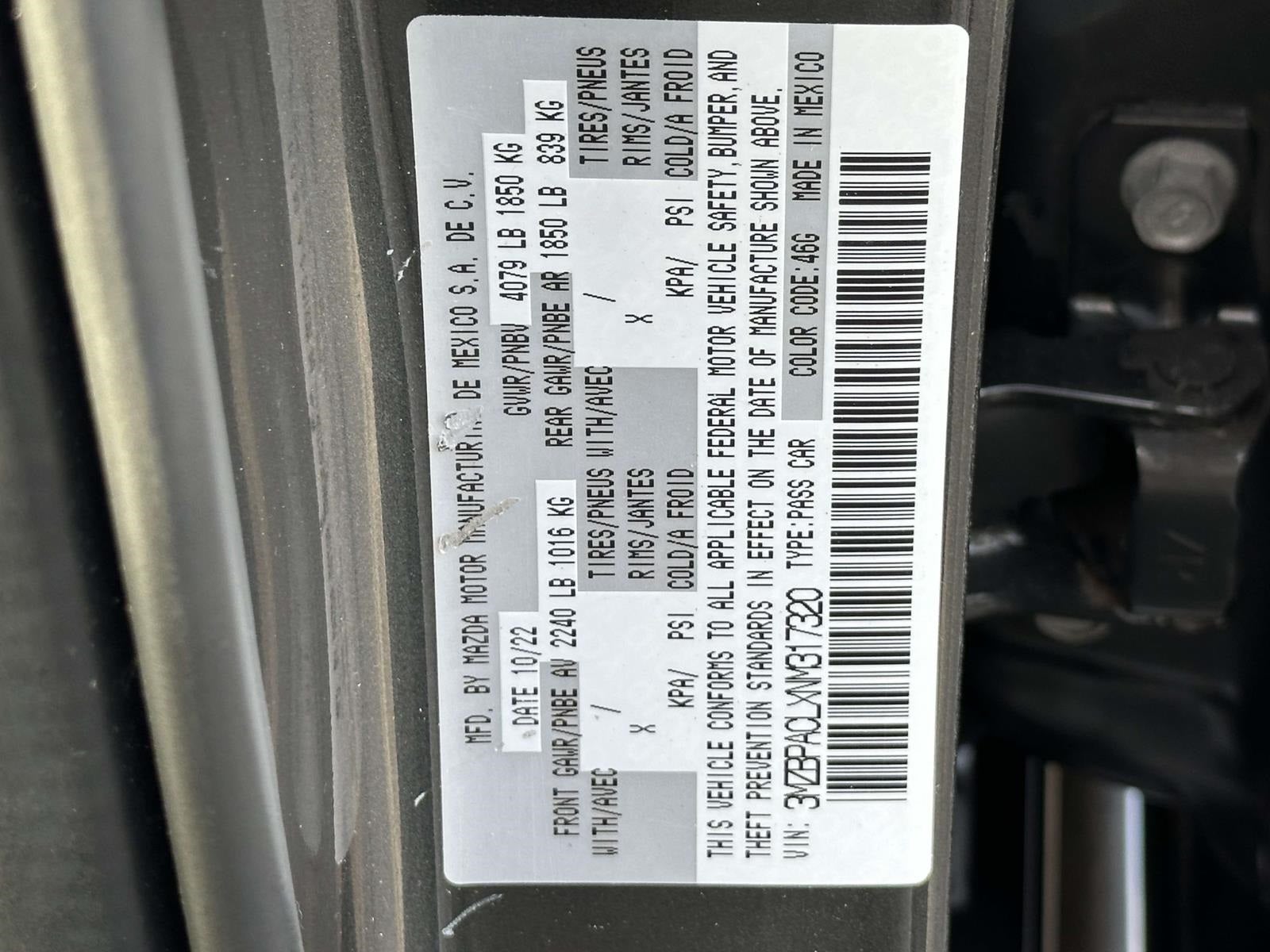 2022 Mazda Mazda3 Preferred